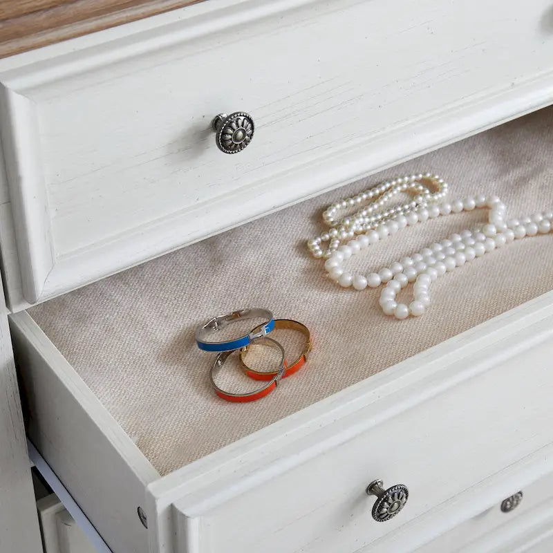 Modern 5 Drawers Dresser 5 Drawers Cabinet,Chest of Drawers Closet Organizers and Storage Clothes Storage Drawers Cabinet
