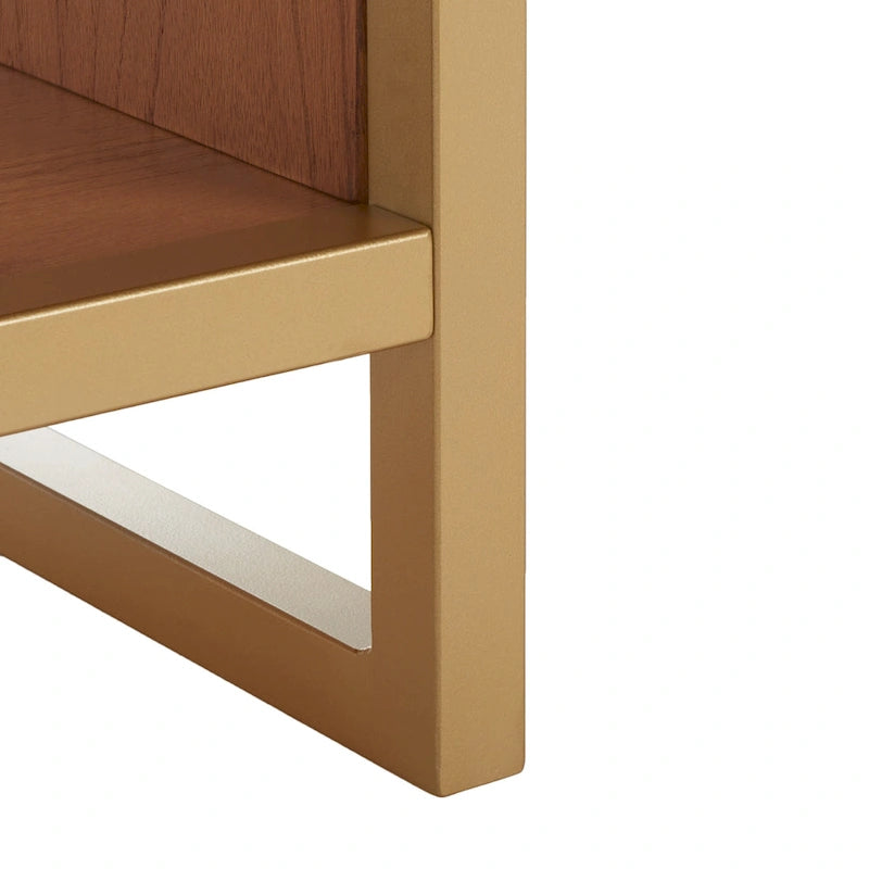 Entryway Storage Bench with Open Shelf, Cushioned Oval Seat and Wood Base