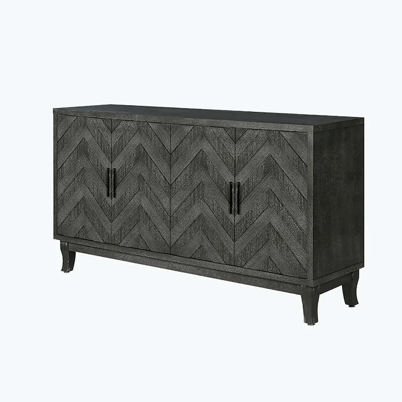 4 Door Wooden Cabinets for Living Room Dining Room Bedroom
