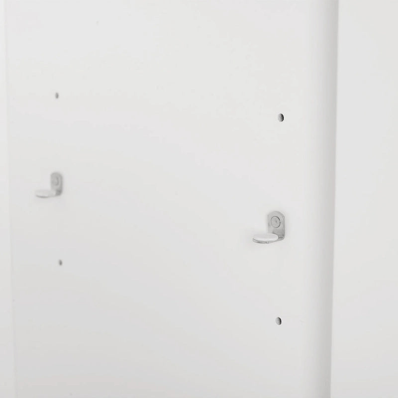 White Kitchen Storage Pantry Cabinet with 2 Large Doors, Adjustable Shelves and Center Drawer