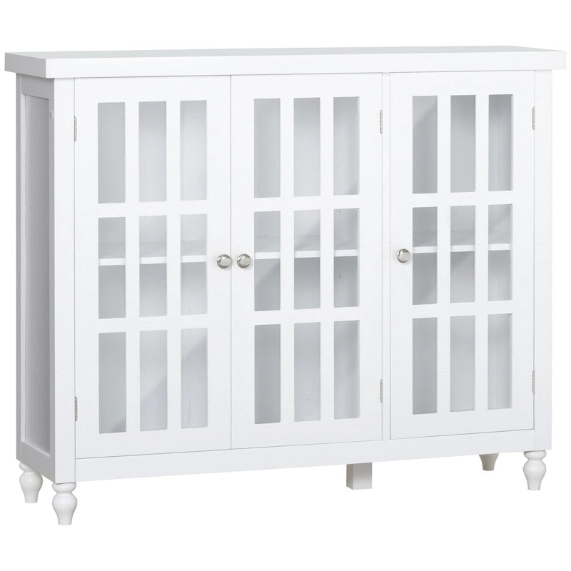 69-Inch Tall Storage Pantry Cabinet with Soft Close Doors and 3 Adjustable Shelves