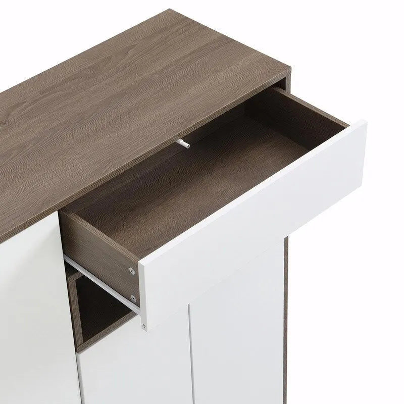 Multi-functional Shoe Storage Bench with Padded Seat