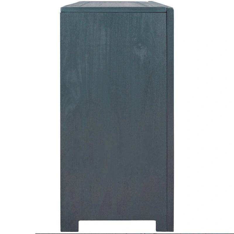 Vintage Storage Cabinet with Double Doors and Adjustable Shelf