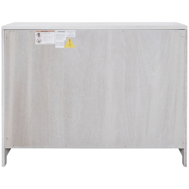 Vintage Storage Cabinet with Double Doors and Adjustable Shelf