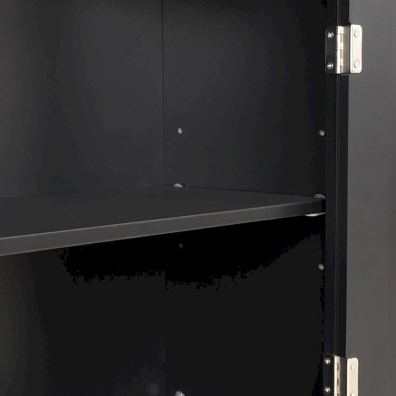 Tall Bathroom Storage Cabinet with Drawer, Adjustable Shelf and Anti-Toppling Device