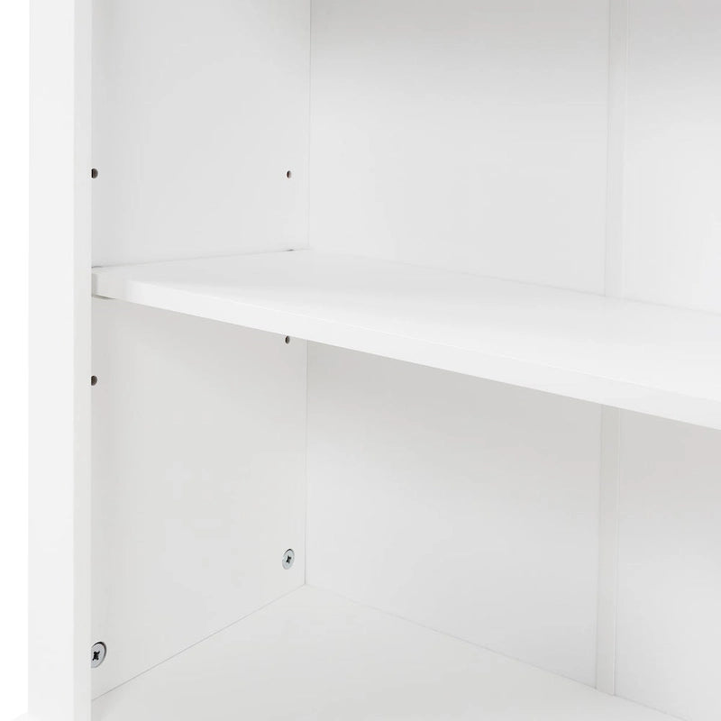 Tall Bathroom Storage Cabinet with Drawer, Adjustable Shelf and Anti-Toppling Device