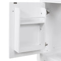 Bathroom Vanity Cabinet with Ceramic Sink Top, 1 Door and 2 Drawers, Painted Finish